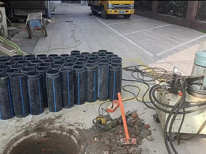 沙田镇PE置换管厂家 DN315置换管 非开挖管短管置换